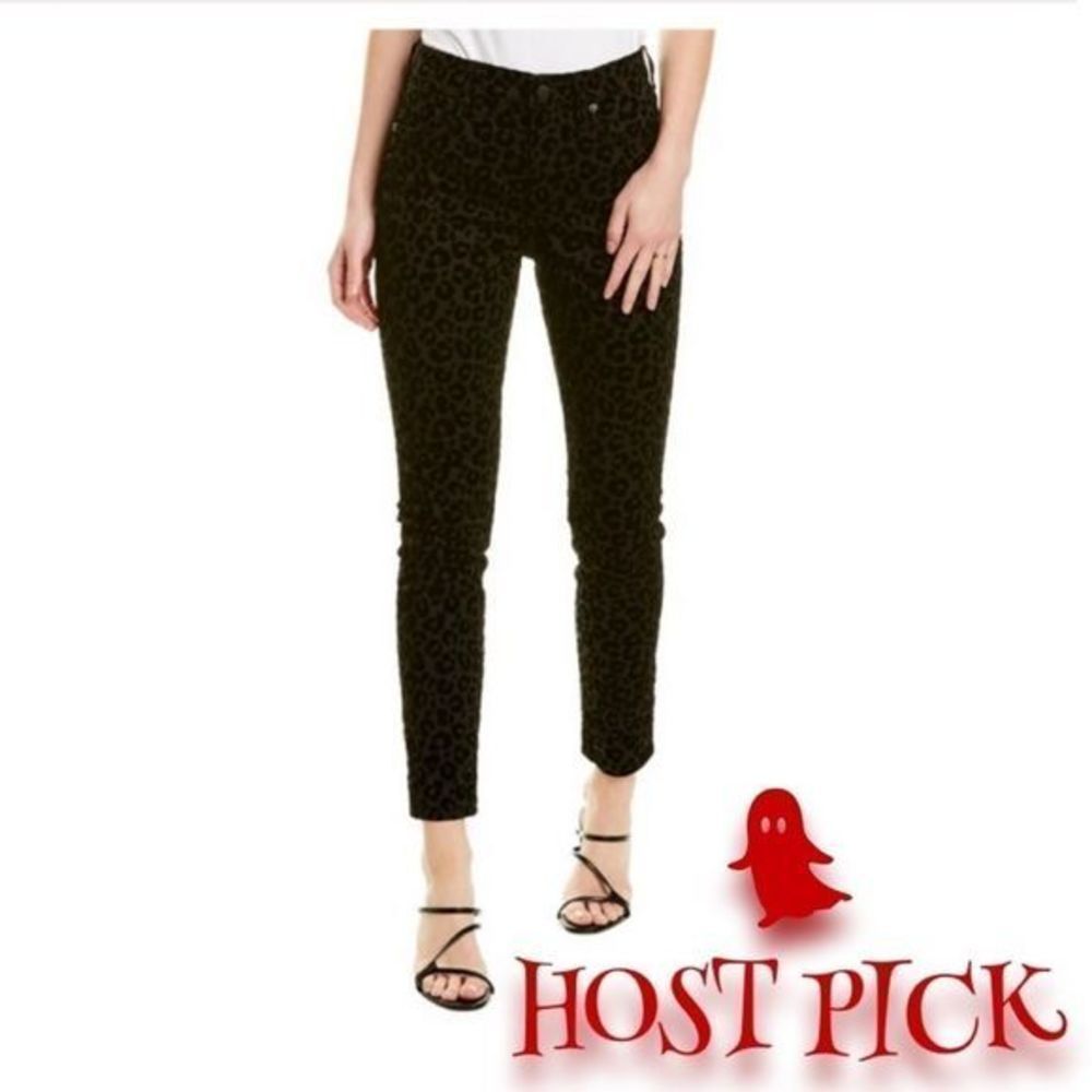 🎉 HOST PICK🎉  Madewell Flocked Leopard Skinny Pants